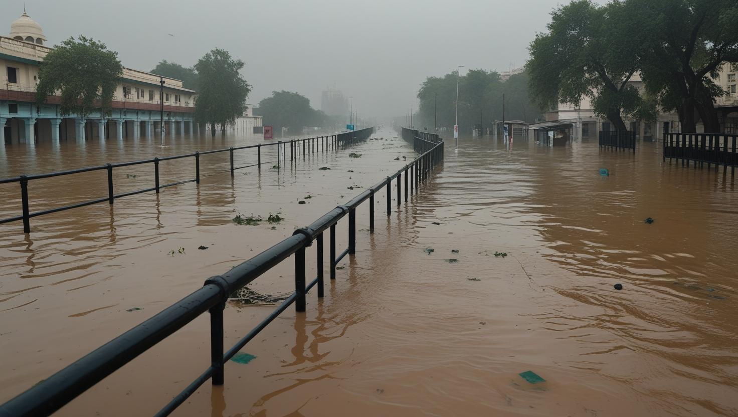 Sabarmati River Floods in Ahmedabad: Iconic Walkway Submerged Under Water Today