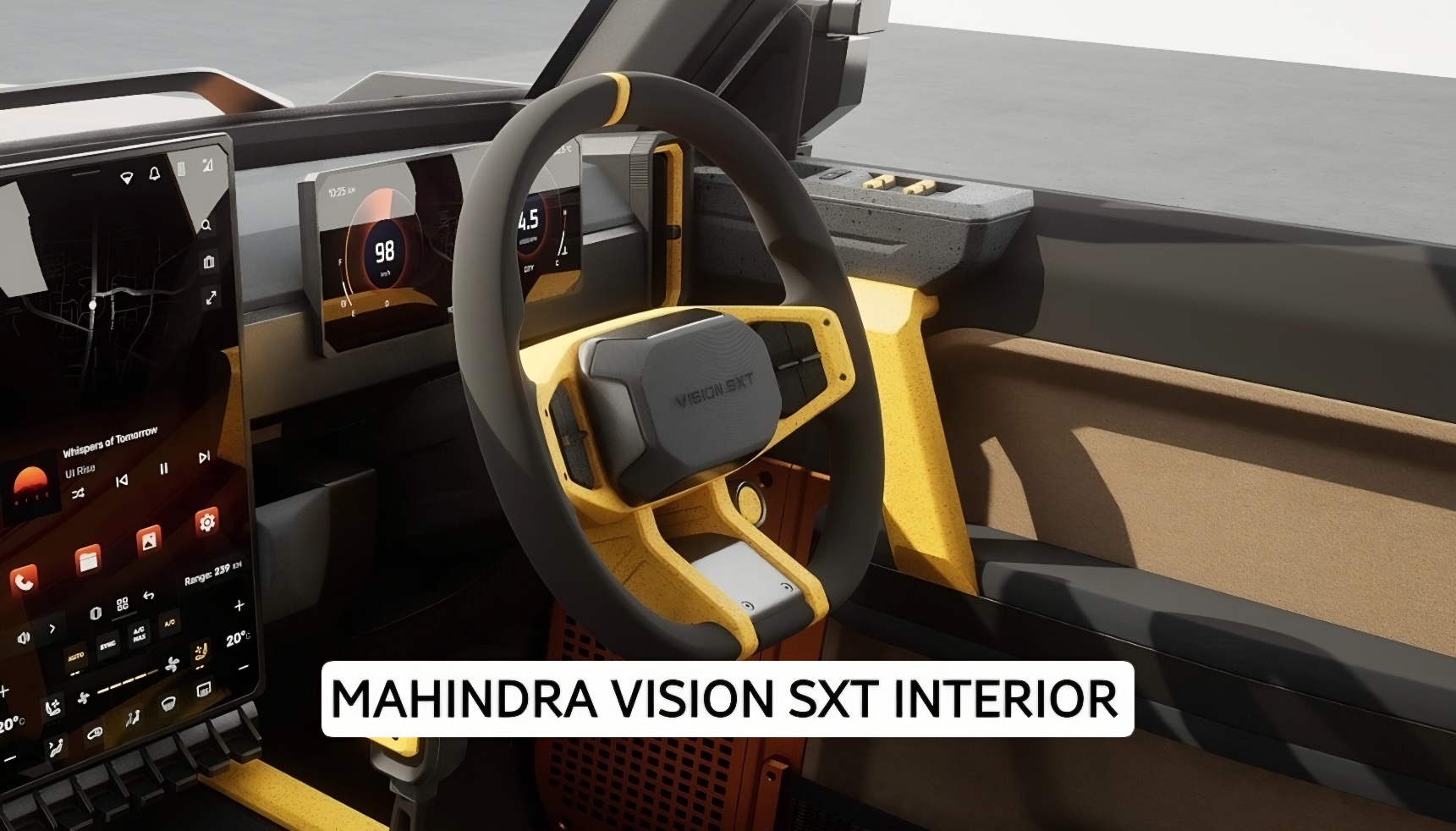 Mahindra Vision SXT Interior: You’ll Be Shocked When You See These Futuristic Features