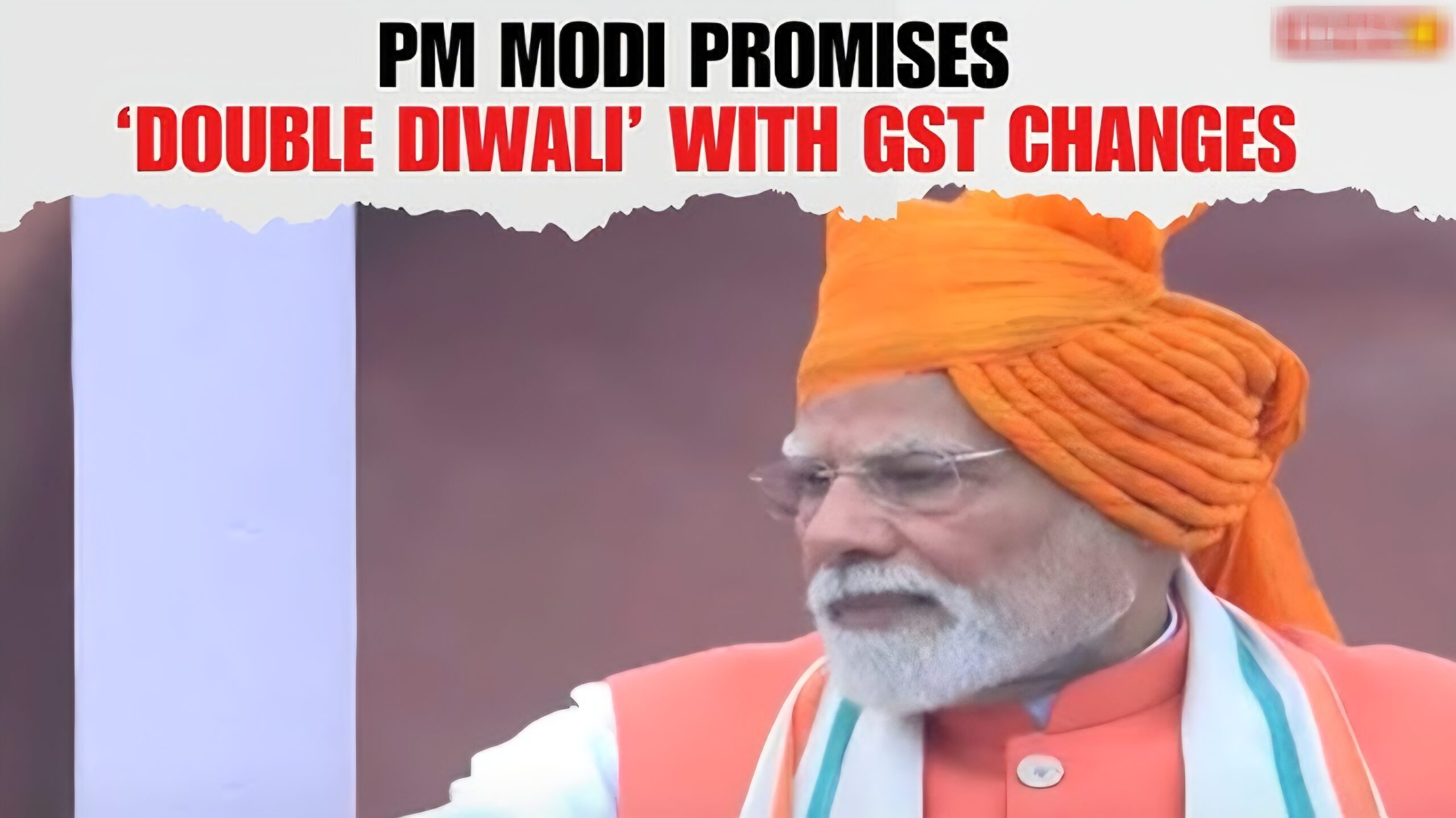 PM Modi Declares ‘Double Diwali’ as Next-Gen GST Reform to Lighten Tax Load