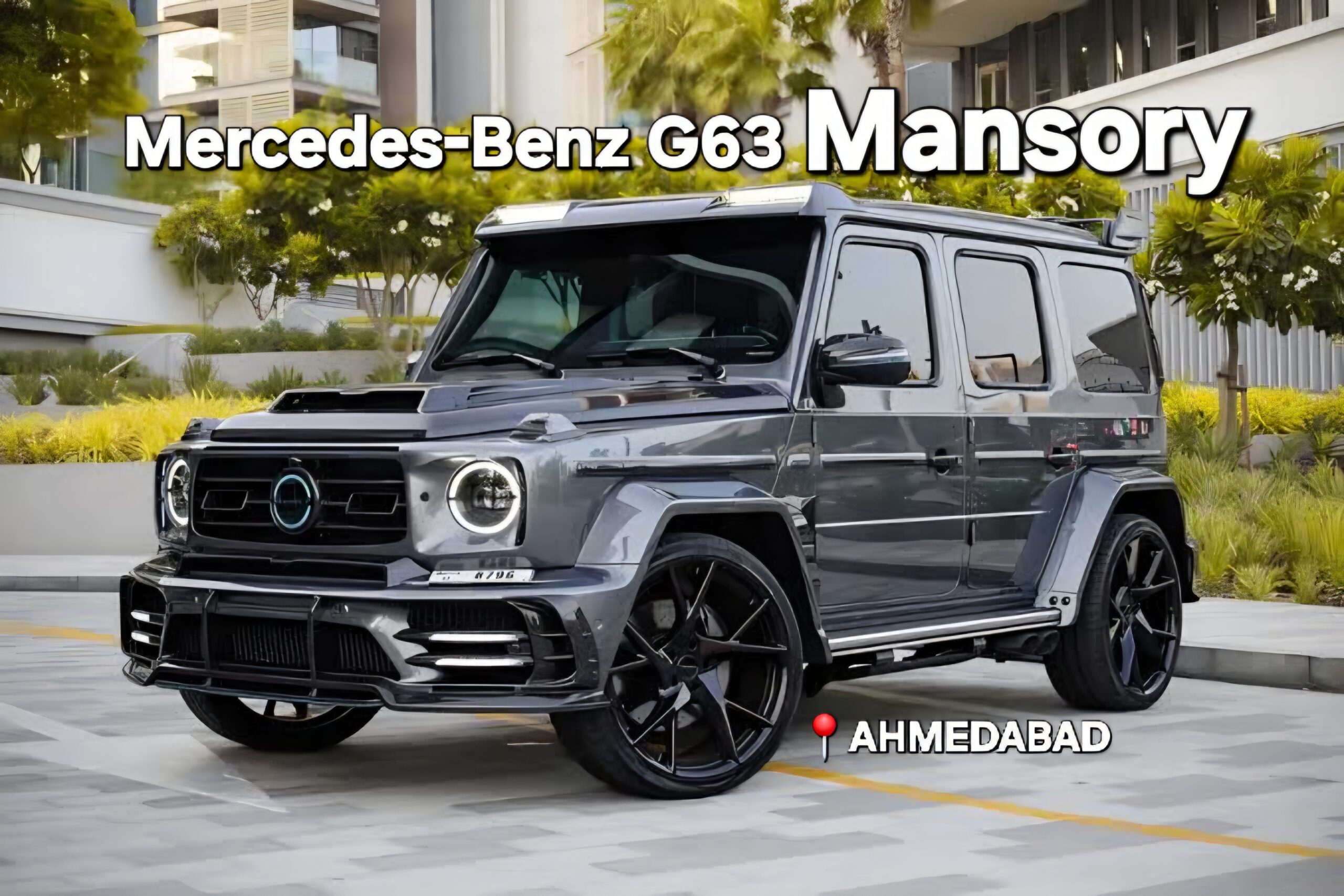 India’s First Mansory Mercedes G63 Arrives in Ahmedabad – Owned by a Prominent Builder