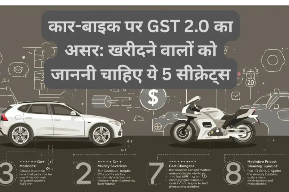 कार-बाइक पर GST 2.0 का असर: खरीदने वालों को जाननी चाहिए ये 5 सीक्रेट्स