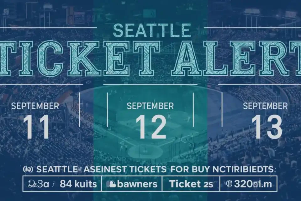 Seattle Mariners Ticket Alert: How to Buy for September 11, 12 & 13 Matches Fast