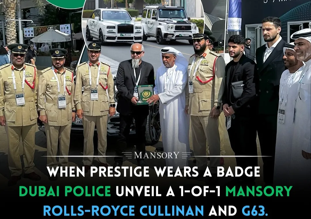 Dubai Police Stun the World With Ultra-Rare Mansory Rolls-Royce Cullinan – A 1-of-1 Masterpiece on Wheels
