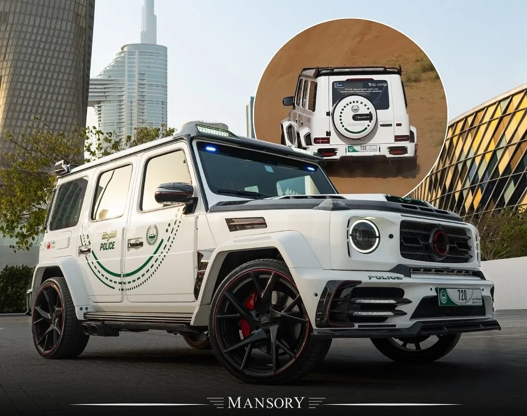 Dubai Police Add Jaw-Dropping Mansory Mercedes G63 to Their Luxury Supercar Fleet