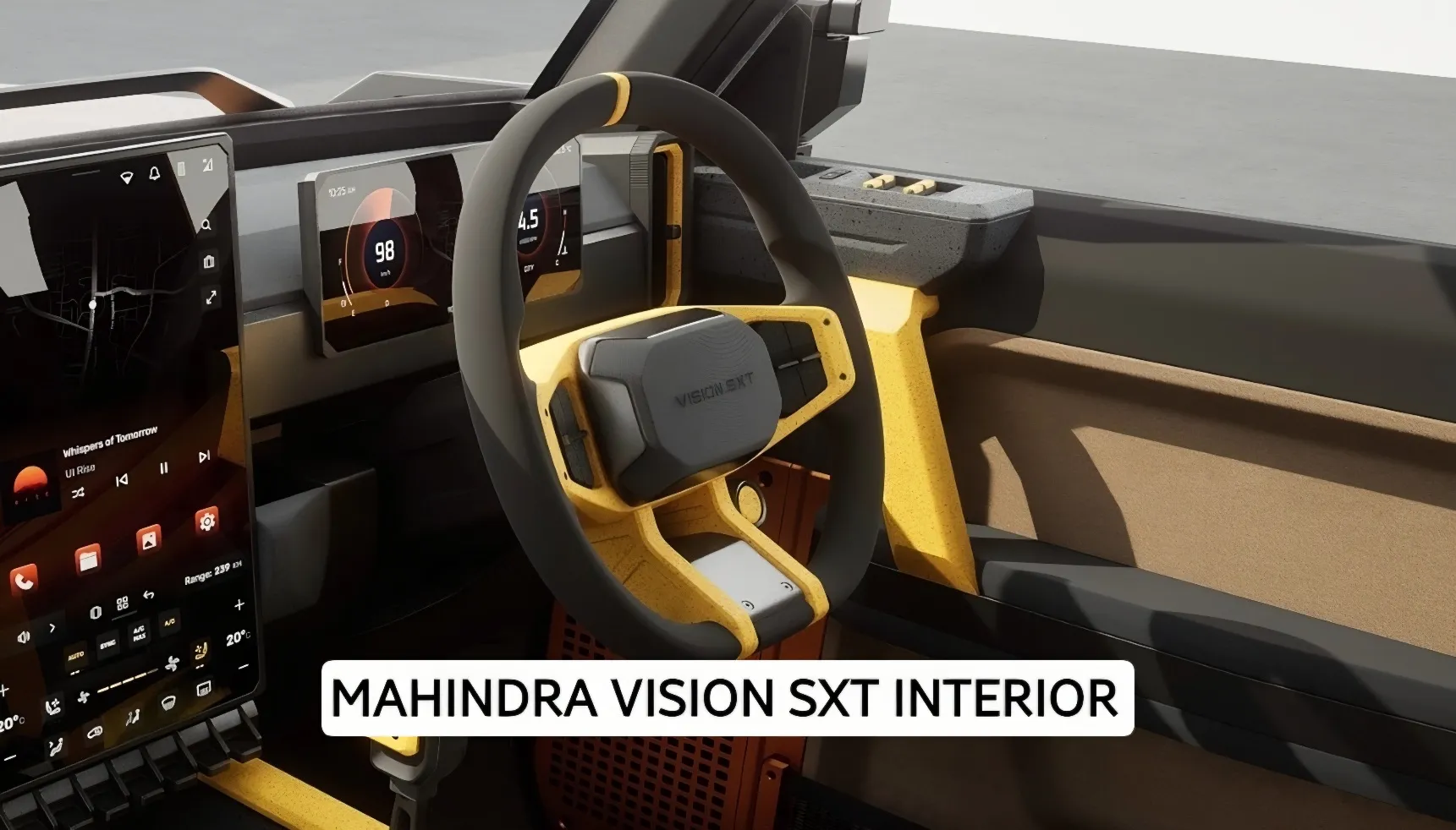 Mahindra Vision SXT Interior 2025